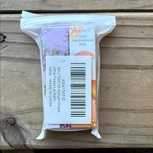 NWT (2) Pack Mango & Grape Color Changing Lipstick Lip Tint Balm, Lip Gloss